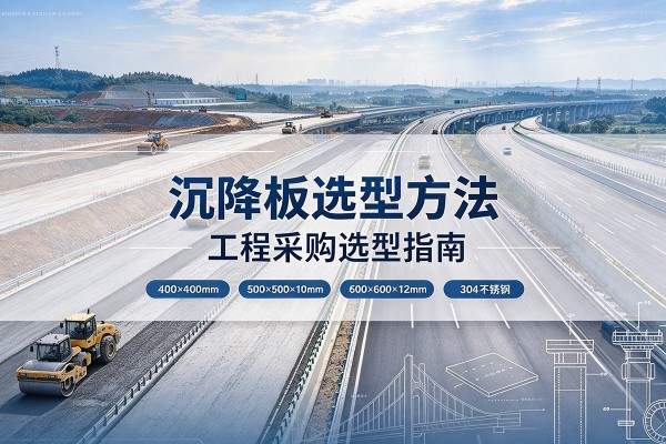 鄂托克前旗沉降板选择方法