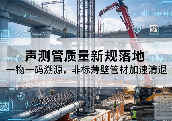 鄂托克前旗声测管质量新规落地，一物一码溯源，非标薄壁管材加速清退