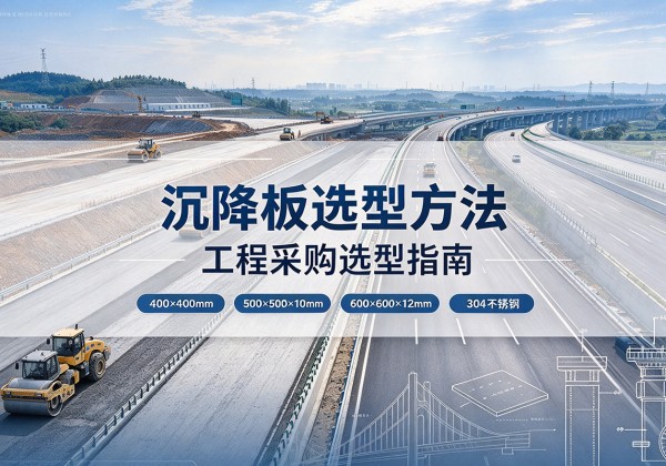 鄂托克前旗沉降板选择方法